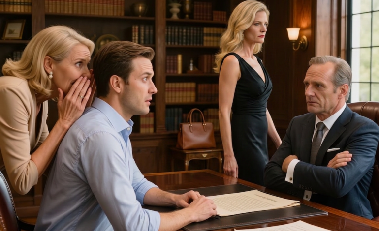 Forældrene, der smed mig ud som attenårig, sad og smilede til min bedstefars testamente, som om hans 3,5 millioner dollars allerede var deres – så lænede min mor sig tættere på og hviskede: “Bare rolig, Oliver, vi klarer det for dig,” uden at vide, at den stille gamle mand, de afskedigede, havde efterladt sig mere end penge, og at den ene læderindbundne notesbog var ved at afsløre præcis, hvorfor han valgte mig.