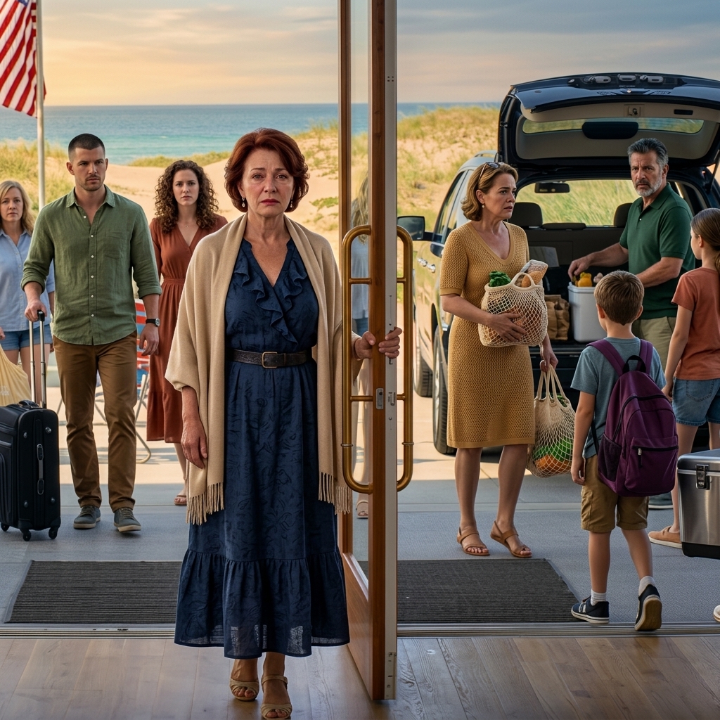 Efter at have solgt min virksomhed, købte jeg mit drømmehus ved stranden, så jeg endelig kunne slappe af. Den allerførste aften ringede min søn og sagde: “Mor, flyt ind på gæsteværelset. Hele min kones familie kommer. Hvis du ikke kan lide det, kan du finde et andet sted at bo.” Jeg frøs til. Så jeg forberedte en overraskelse til deres ankomst.