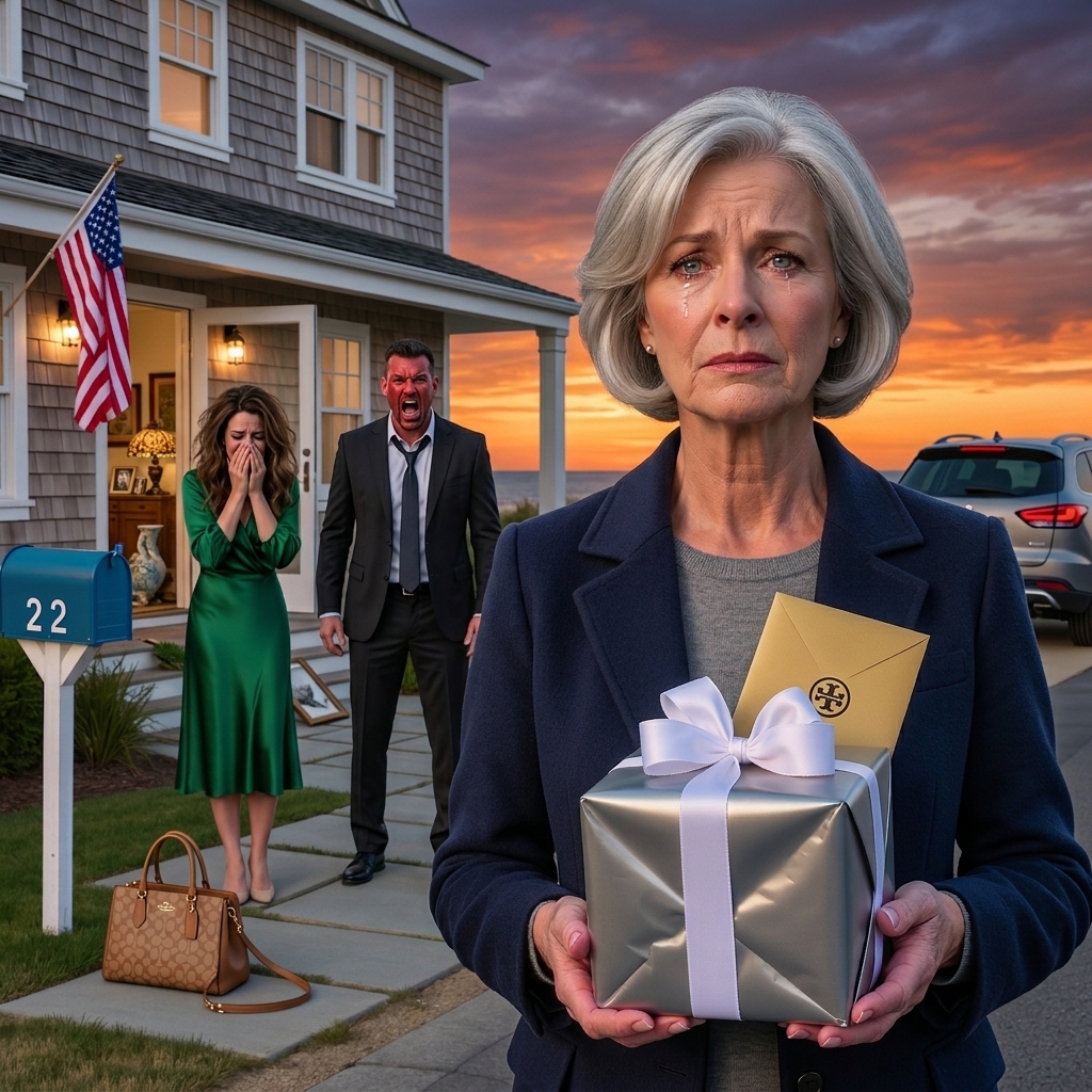 Da jeg ringede for at spørge, hvornår brylluppet var, sagde min datter: “Vi er allerede gift, mor. Vi inviterede kun de mennesker, der virkelig betyder noget. Bare send nøglerne til strandhuset, og hold op med at være så dramatisk.” Jeg smilede bare og lagde på. Tre dage senere efterlod jeg en bryllupsgave ved deres dør – en der fik hendes mand til at blive bleg og fuldstændig miste fatningen.