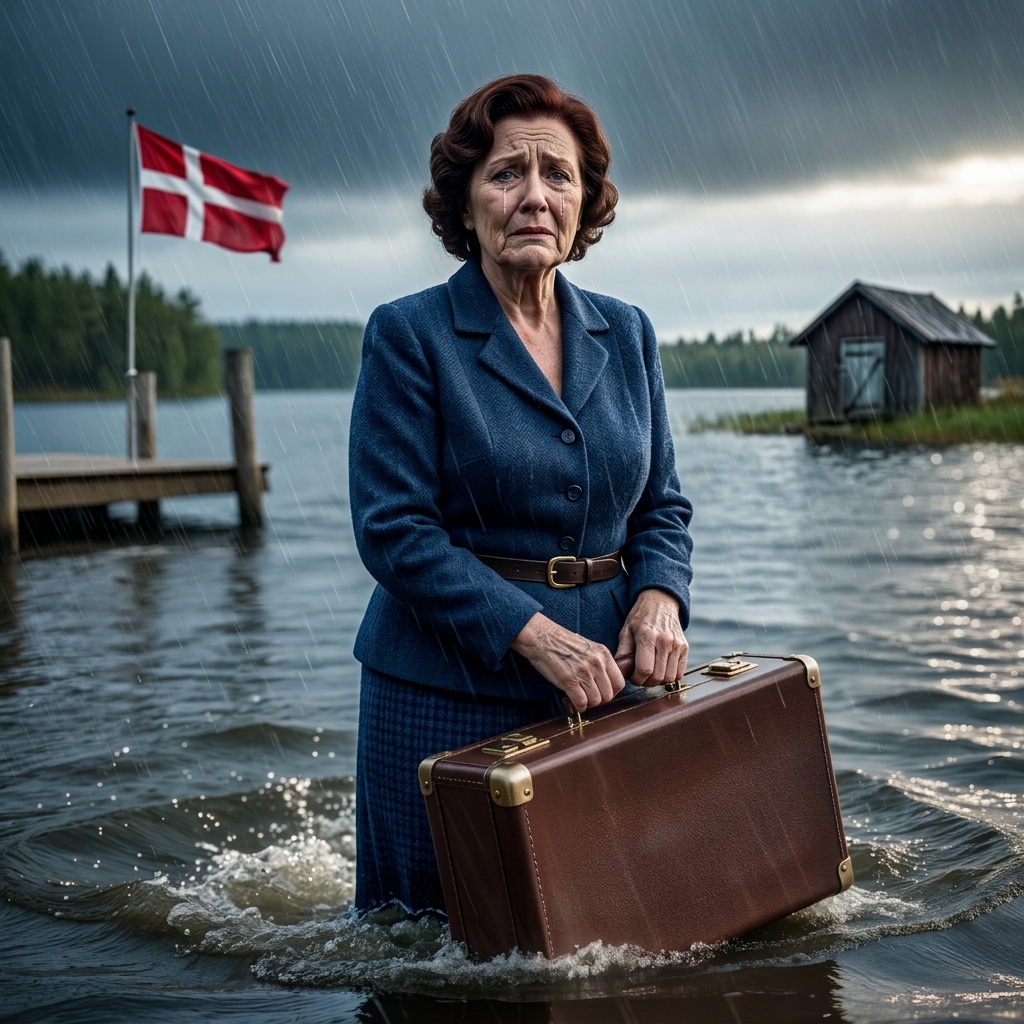 En stille oktobereftermiddag så jeg min svigerdatter glide ud til kanten af ​​Meridian Lake, hive læderkufferten, jeg havde givet hende på hendes bryllupsdag, op af bagagerummet og kaste den i vandet, som om det var affald – og derefter køre væk uden at se mig tilbage; og da jeg hørte den dæmpede lyd indefra, løb jeg ud i søen og bad til, at jeg tog fejl …