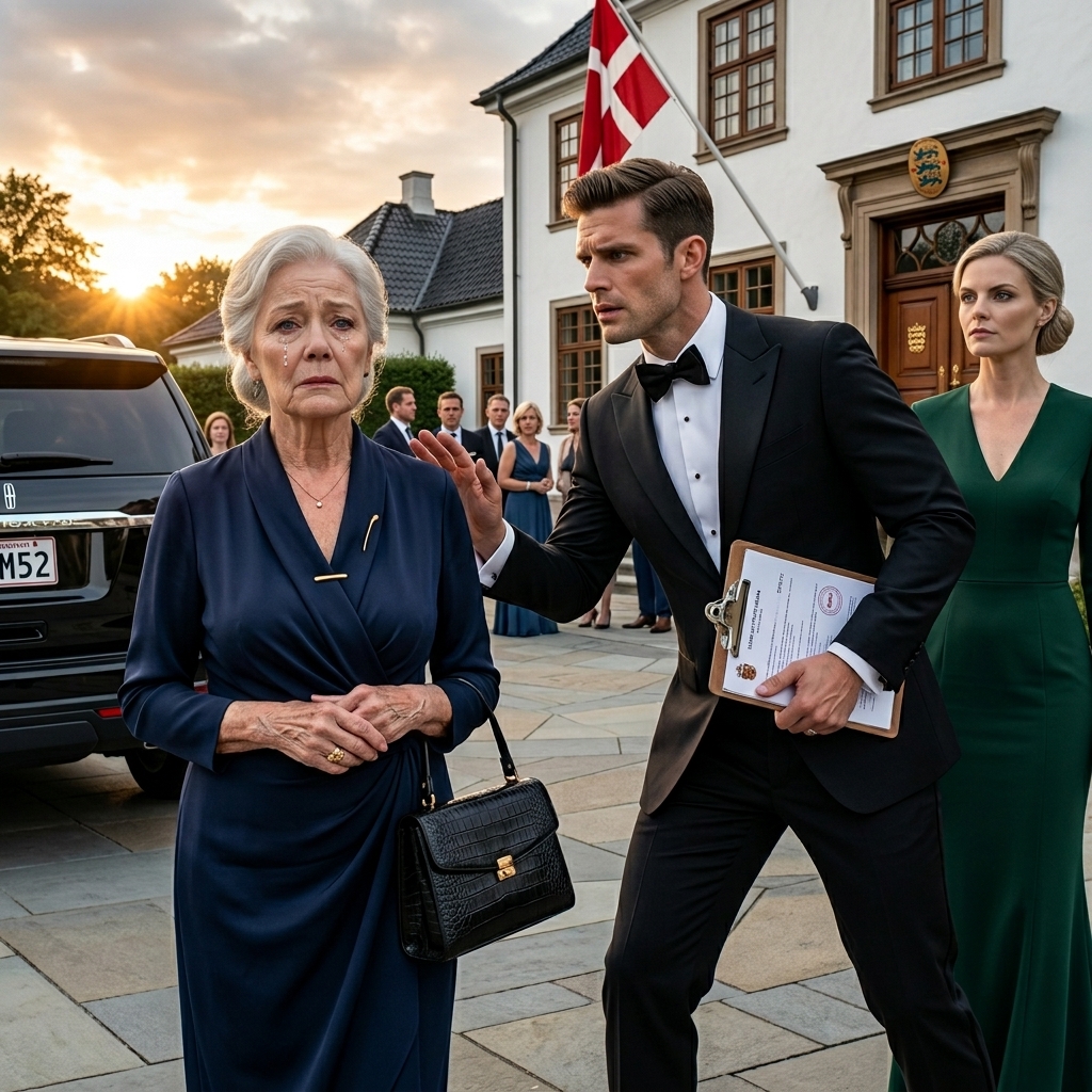 Min søn blokerede mig ved indgangen til mit barnebarns bryllup og sagde: “Dit navn er ikke på listen” lige foran 200 gæster – han havde ingen anelse om, at jeg var den, der stod på alle kontrakter, og den, der betalte alle 127.000 dollars for hele arrangementet, indtil jeg åbnede mine filer, ringede til min advokat og fremlagde vilkår, der efterlod hele hans familie lamslået.