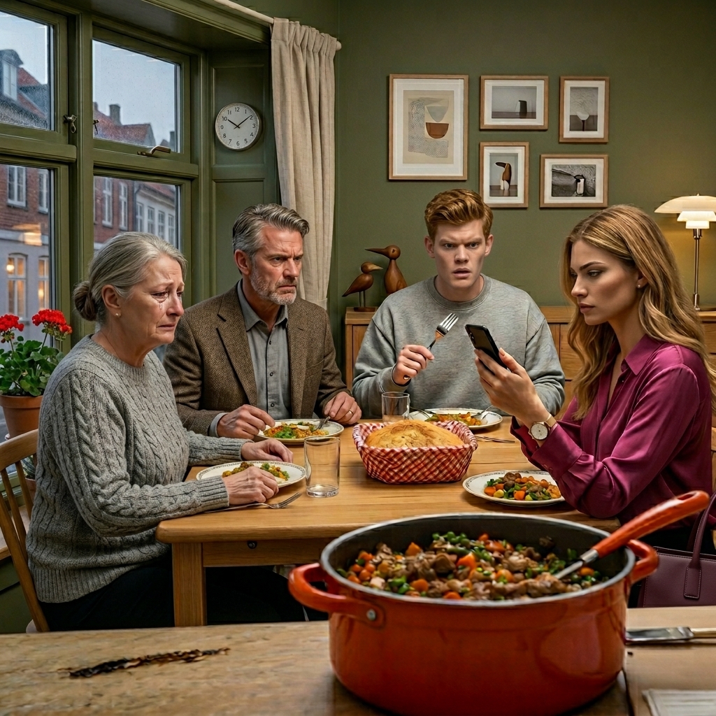 Vi spiste aftensmad, da min svigerdatter sagde: “Du er ikke halvdelen af ​​den kvinde, min mor er.” Jeg smilede blot og svarede: “Perfekt – så sig til hende, at hun skal begynde at betale din husleje.” Min søns udtryk blev øjeblikkeligt uroligt, før han spurgte: “Husleje? Hvilken husleje?”
