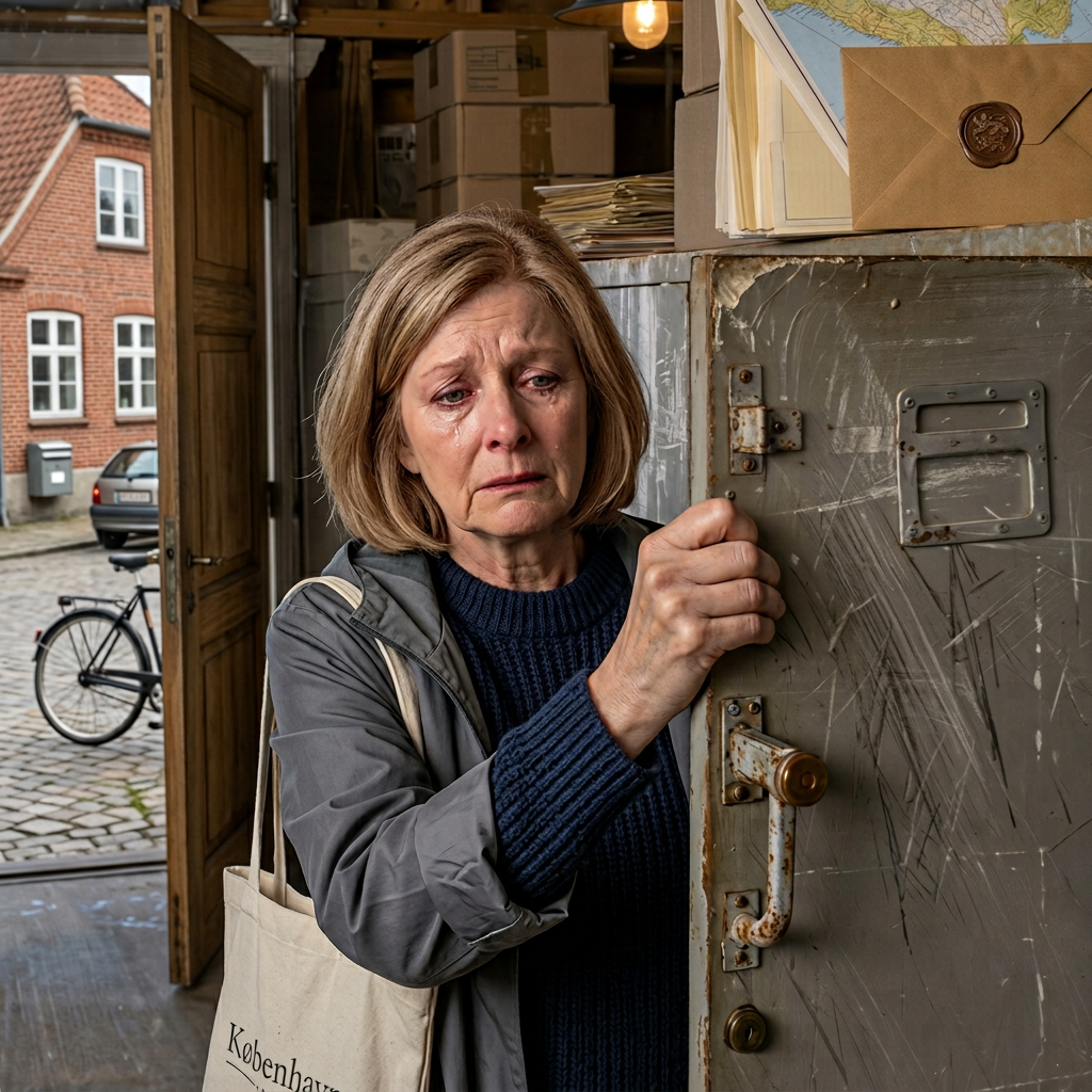 Efter min mand døde, arvede jeg et gammelt opbevaringsskur. Min søn fnyste fnysende: “Sælg det – det er bare skrammel.” Men da jeg flyttede et gammelt skab, gemte der sig et rum, jeg aldrig havde kendt til i 35 år, bag det. Jeg frøs til ved synet af det, jeg så.