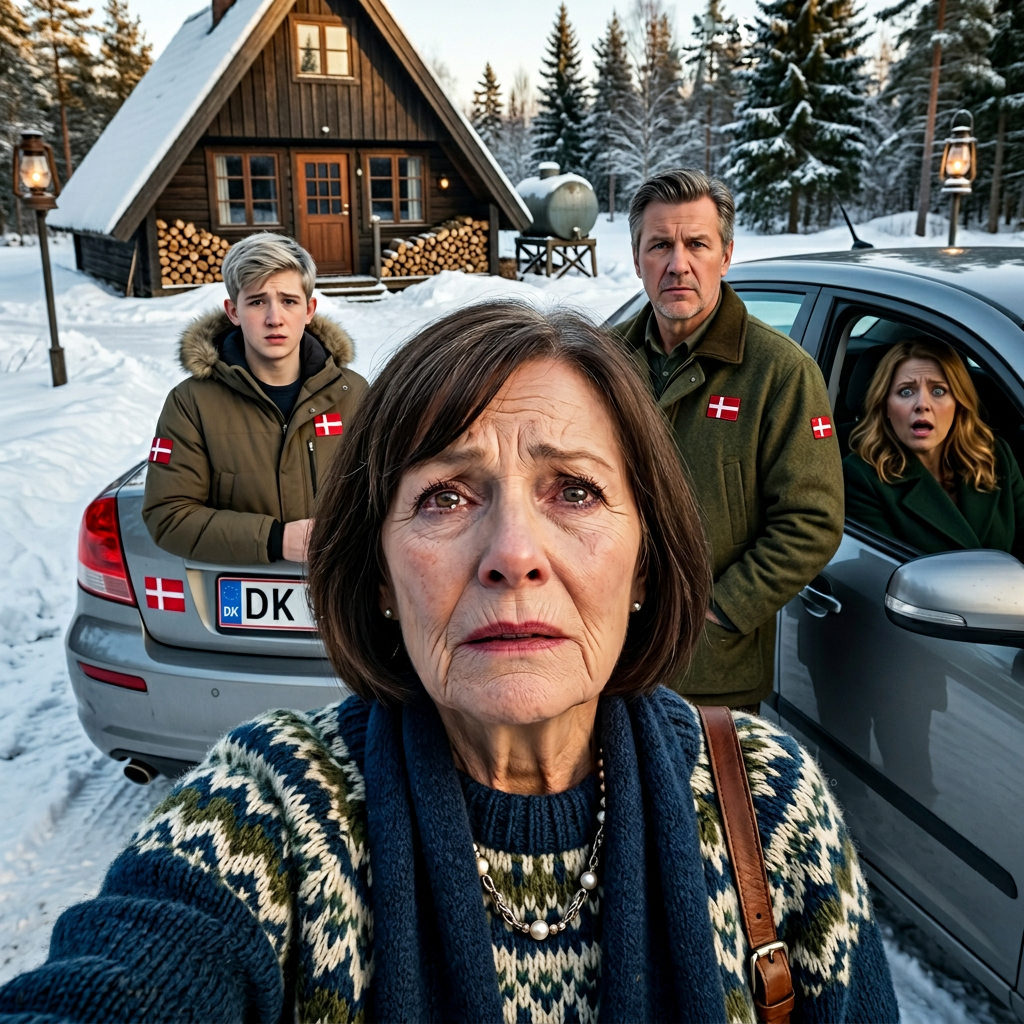 “Der er brænde og mad nok til to uger. Jeg tager til Maldiverne med min kone – og jeg tager alle dine opsparinger,” sagde min søn og efterlod mig i en snedækket hytte 200 kilometer fra byen. Han tog min telefon og råbte derefter fra bilvinduet: “Åh – og jeg har allerede skiftet låsene på dit hus!” mens jeg så dem køre væk … og smilede, for han anede ikke, hvilken slags overraskelse der ventede ham i lufthavnen.