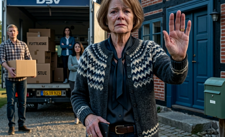 Efter en lang og udmattende uge med arbejde i byen kørte jeg tilbage til mit stille landsted for at hvile, kun for at blive mødt af synet af min søn og svigerdatter, der læssede mine møbler på en flyttebil; alt blev taget, som om intet der tilhørte mig, indtil jeg roligt åbnede min taske og trak et dokument ud, der fik chaufføren til at stoppe op.