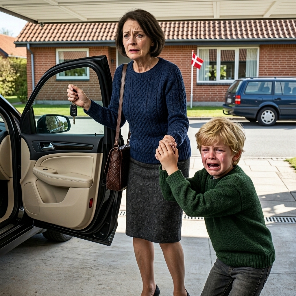“Bedstemor, start ikke bilen! Start ikke bilen, vær sød!” skreg mit barnebarn i garagen, da jeg var på vej til min mands begravelse. Lammet spurgte jeg: “Hvad sker der?” Han klemte min hånd og sagde: “Tro mig, vi er nødt til at gå derhen nu.” Et par minutter senere begyndte mine børn at ringe uafbrudt, han tryglede: “Svar ikke, bedstemor,” og jeg indså langsomt, hvad der ville være sket, hvis han og jeg var kommet ind i den bil.