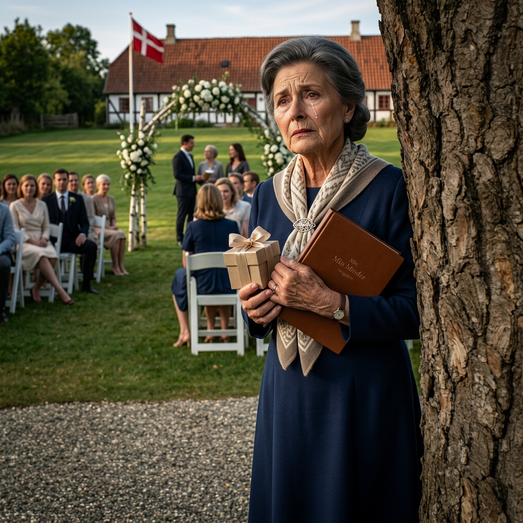 Aftenen før brylluppet lænede min søns forlovede sig ind og hviskede: “Efter i morgen er I ikke familie længere,” så dagen efter stod jeg på kanten af ​​deres perfekte udendørsceremoni i Amerika, så til fra træerne, tvang frem et bittert lille smil, før jeg vendte mig væk og stille gik, før nogen indså, at gommens mor aldrig var blevet budt velkommen.