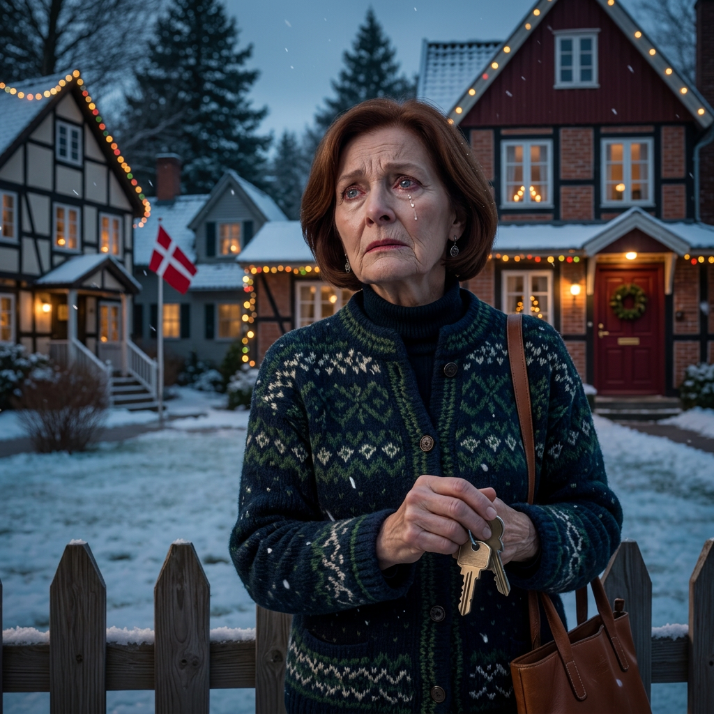 Til julemiddagen hjemme hos min søn kiggede han på mig og sagde: “I år er julen kun for den nærmeste familie, det bliver bedre uden dig,” og mens jeg stadig var i chok, mens alle løftede deres briller, ringede min telefon pludselig fra et ukendt nummer, der sagde: “Gå hjem nu, stol på mig, gå med det samme,” og da jeg åbnede min egen hoveddør, kunne jeg ikke tro mine egne øjne.