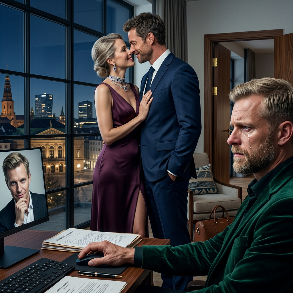 Min kone sad i en Ritz-Carlton-suite, rørte ved et diamantarmbånd, jeg aldrig havde købt, og fortalte en anden mand: “Connor og Madison kender ham alligevel knap nok” – men ingen af ​​dem vidste, at jeg allerede havde hørt hvert et ord gennem mit eget sikkerhedssystem, sporet de penge, de stjal, og var gået ind på hendes advokatkontor med en manilakuvert, der kunne rive hendes families perfekte navn i stykker.