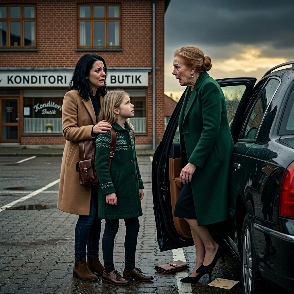 Min bedstemor fandt mig og min seksårige uden for et krisecenter, stirrede på skiltet og sagde: “Hvorfor bor I ikke i jeres hus på Hawthorne Street?” Tre dage senere kom hun ind til mine forældres polerede familiemiddag med en tynd mappe, en mand med en bærbar computer og en stilhed, der fik dem begge til at blegne – for hvad end de havde stjålet fra mig, ville lige dukke op på den skærm.