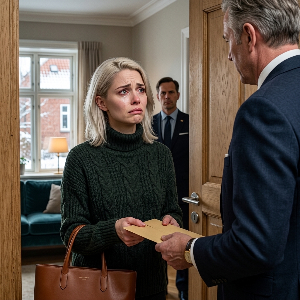 Den morgen en velhavende fremmed lagde en forseglet kuvert på min køkkenbordplade og spurgte: “Du hørte ikke noget usædvanligt fra min søn, vel?” Jeg indså, at den blødende mand, jeg havde slæbt ind i min taxa aftenen før, ikke bare var såret – og at forloveden, der sagde, at jeg skulle “slippe af med det”, kun havde været den første person, der forsøgte at slette noget, der betød noget.