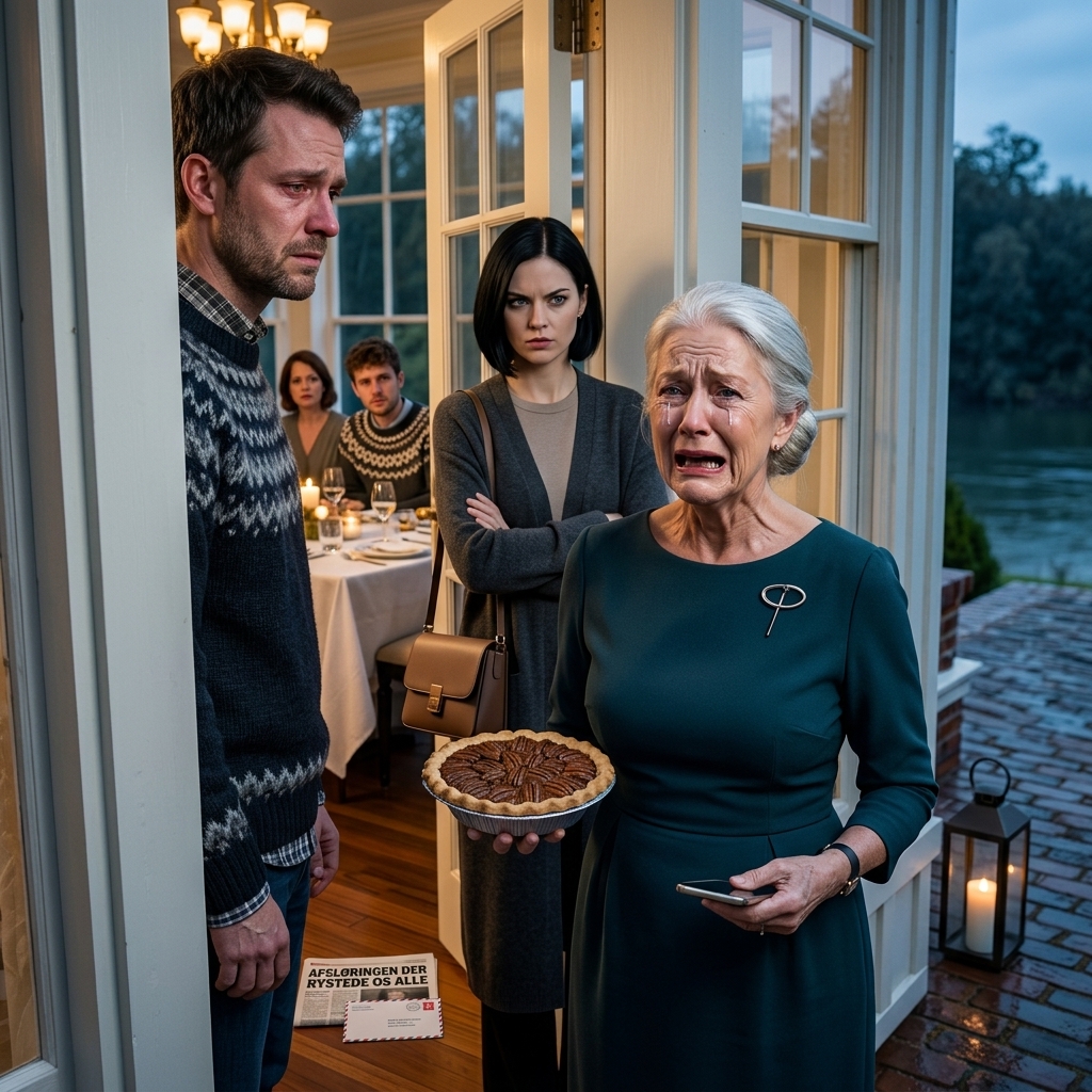 Som syvoghalvfjerdsårig strøg Edith sin marineblå kjole til en familiemiddag i det rækkehus ved floden, hun havde været med til at betale for – så lyste hendes søns sms op i rummet: “Du blev ikke inviteret til middag. Min kone vil ikke have dig der.” En time senere stod hun over en mappe mærket med hans navn, og om morgenen havde banken talt op præcis, hvor meget kærligheden havde kostet hende.