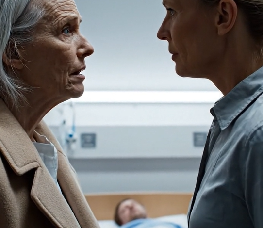 Jeg gik tilbage ind på hans hospitalsværelse, og hans datter gemte en sprøjte.