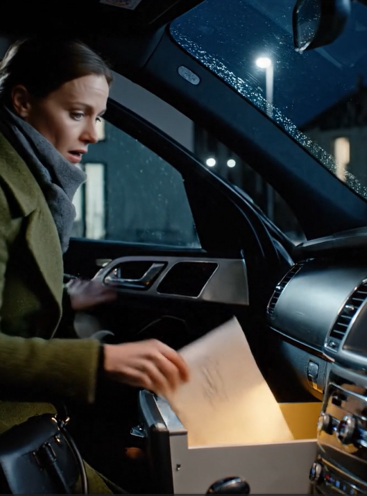 Min mands sikre linje ringede midt i min fars fødselsdagsskål, og inden aftenen var omme, kørte jeg gennem Virginia med min søn på bagsædet, et USB-stick i skødet og én sætning i hovedet, der forvandlede hele min familie til et gerningssted.