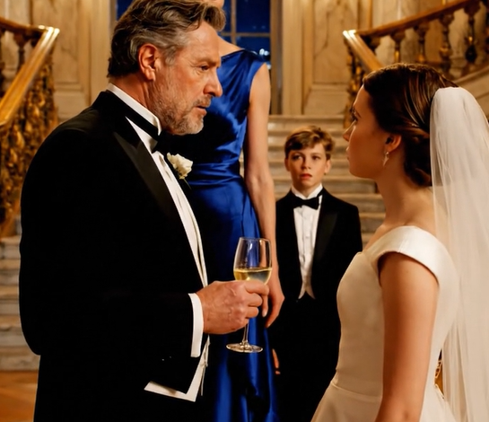 Ti år efter at min eksmand smed mig ud i en snestorm, mens jeg var gravid, modtog jeg en guldpræget bryllupsinvitation med en ondskabsfuld besked, der spurgte, om jeg nogensinde havde set en hummer, og om jeg overhovedet havde råd til busbilletten dertil. Men da jeg ankom til Grand Belmont med mine tvillingsønner, der bar præcis hans ansigt, var hele lokalet blevet helt stille, og champagneglasset gled ud af hans hånd, før jeg overhovedet sagde et ord.