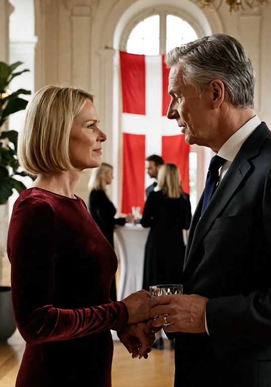 Min mand skubbede mig bevidst bagud til festen – men så fandt direktøren mig og sagde: “Jeg har ledt efter dig hele tiden … Min mand tog mig med til gallafesten for at imponere den nye ejer. ‘Bliv bagest – denne kjole vil få folk til at stirre,’ hvæsede han. Da direktøren ankom, strøg han lige forbi min mands håndtryk. Han gik direkte hen til mig, tog mine hænder og hviskede med tårer i øjnene: “Jeg har ledt efter dig i tredive år … Jeg har aldrig glemt dig.” Min mand stivnede – så gled glasset i hans hånd.