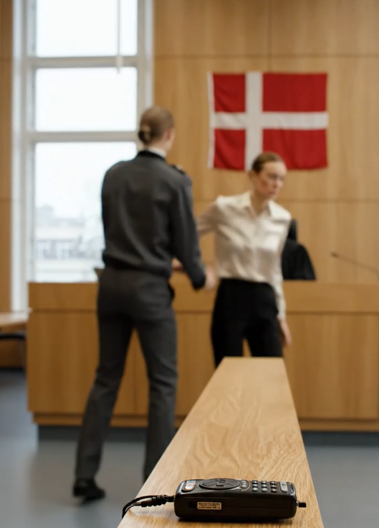 Dommeren rakte ud efter pennen, da min søn rejste sig op med en blokfløjte i hånden.