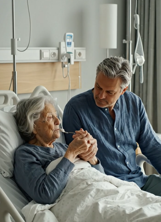 Lige efter min 60-års fødselsdag besluttede jeg mig for at tage på hospitalet og se kvinden, der var trådt ind i mit ægteskab, lige i øjnene. Men da døren til værelse 314 svingede op, faldt tasken i min hånd ned på gulvet over det, der ventede indenfor. Tre dage senere…