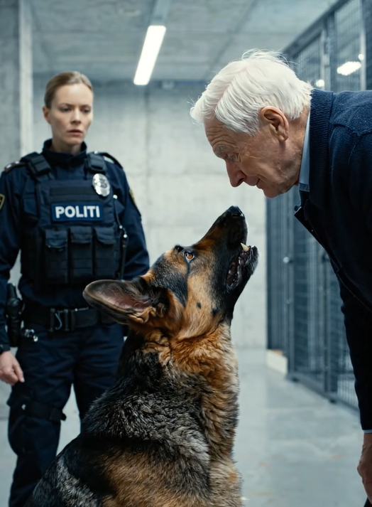 “Gå ikke i nærheden af ​​ham,” advarede de den blinde veteran fra hæren. Den pensionerede politihund i isolation var kendt som for farlig at stole på og for knækket til at nå. Men da den gamle soldat trådte tættere på og talte sagte, så hele rummet det umulige ske.