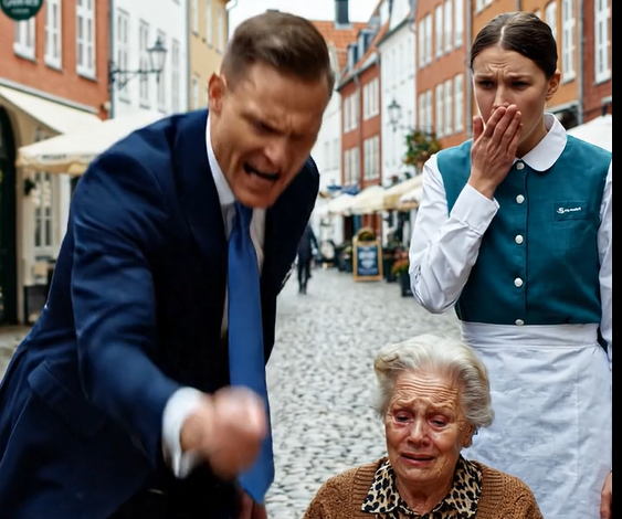 Han ydmygede en ældre kvinde for at være “fattig”! Han kaldte hende en “mor” og smed hendes mad væk… Han vidste ikke, at hans søn var den farligste mand i landet!
