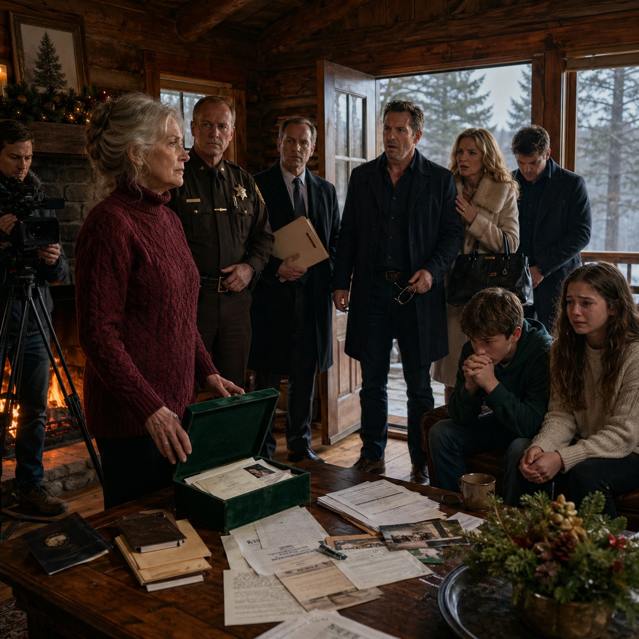 I fem juletider “glemte” mine børn at invitere mig – men da de kom til min bjerghytte og krævede min underskrift, åbnede jeg døren ved siden af ​​en sherif, min advokat og rullende kameraer … Så sagde jeg: “Dette er slutningen på en masse ting,” og deres ansigter blev hvide.