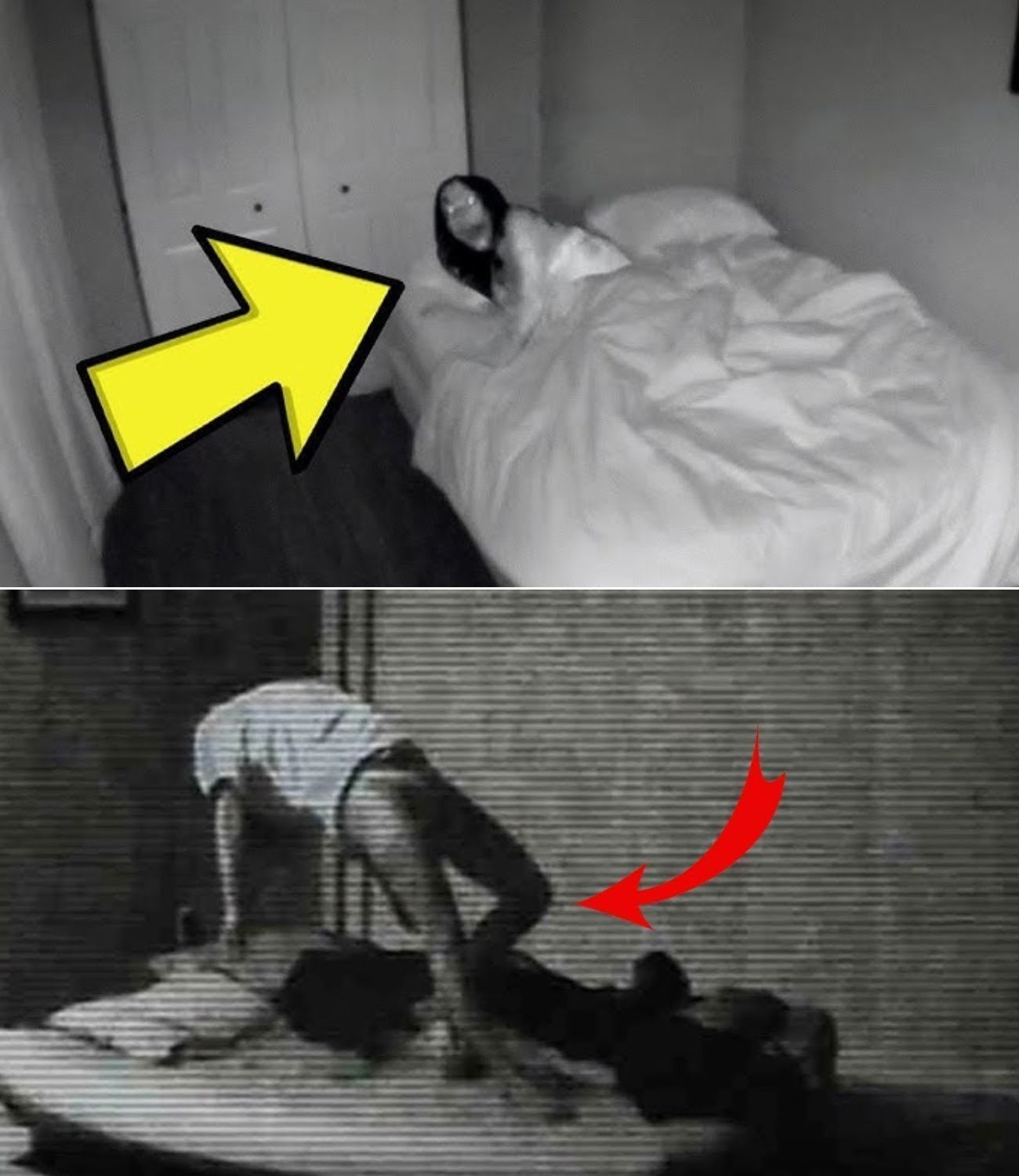 En far satte kamera op i datters værelse for at finde ud af, hvorfor hun vågner med blå mærker hver morgen