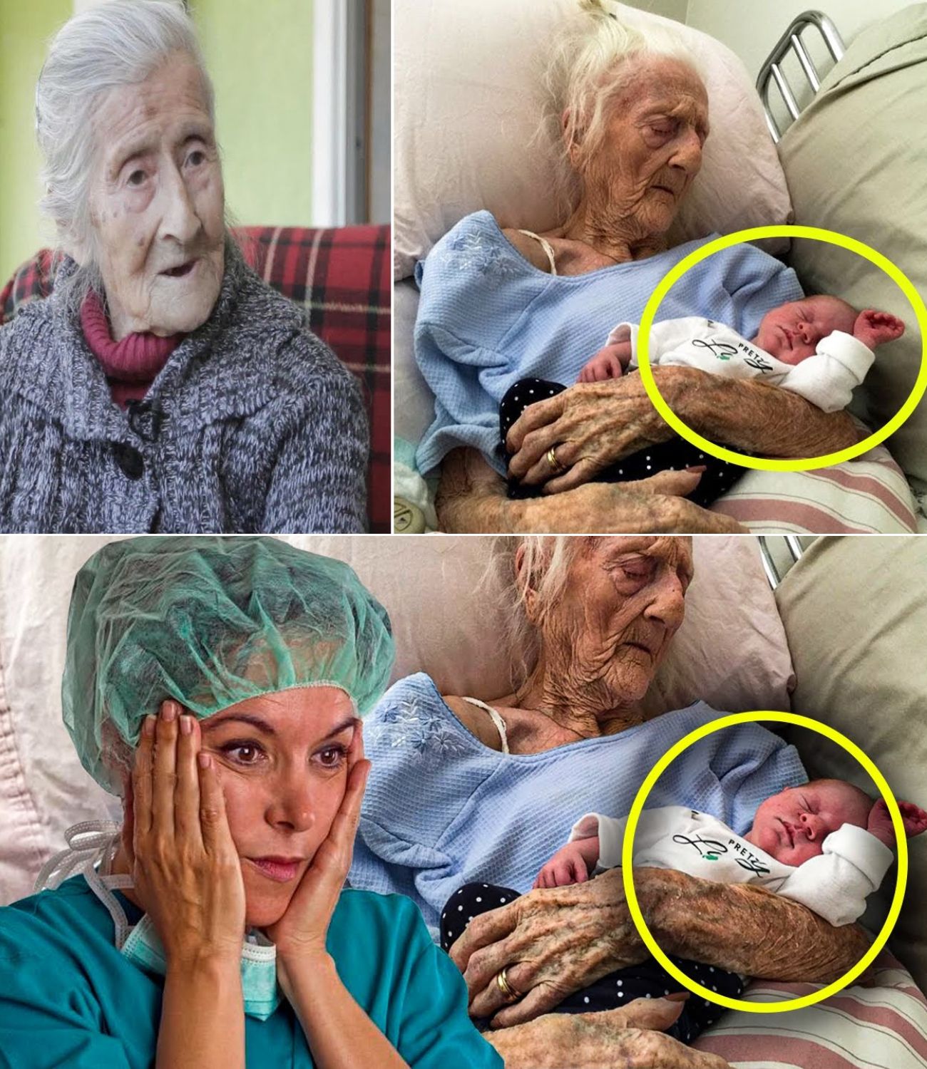 91-årig kvindes besøg hos lægen afslører, at hun har været gravid i 60 år