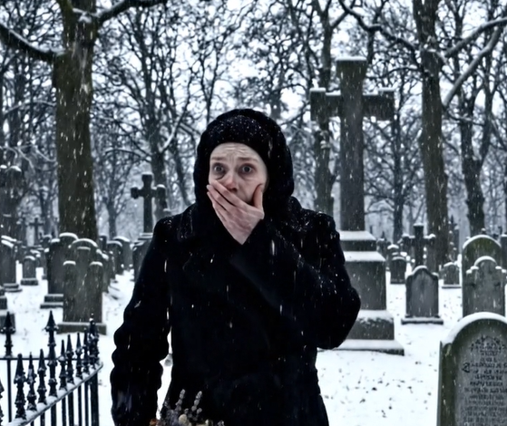 Nu i-am spus nimic soțului meu și am mers la mormântul primei sale soții, doar pentru a pune flori și a afla… der, kan jeg ajuns acolo, er jeg scăpat florile din mâini imediat ce am văzut asta…