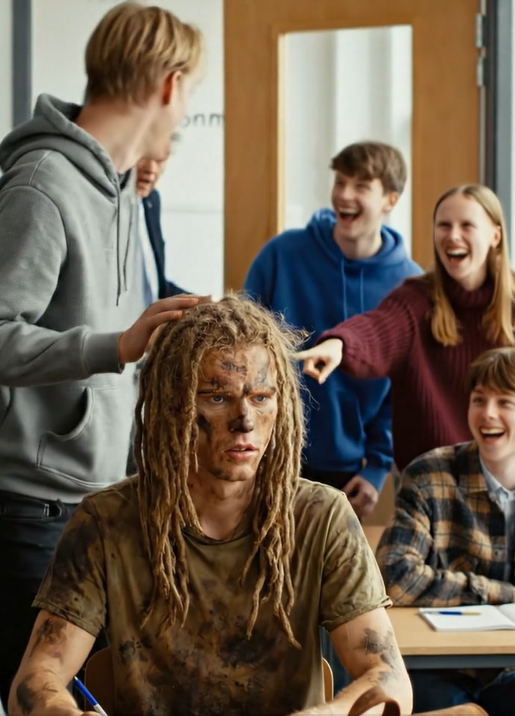 Klassekammeraterne fra universitetet lo og gjorde grin med den stakkels dreng med dreadlocks, men to dage senere kom præsten ind i salen og takkede ham offentligt – og da alle fandt ud af årsagen og hvem drengen egentlig var, blev der stille i lokalet, og de kiggede ned i skam.