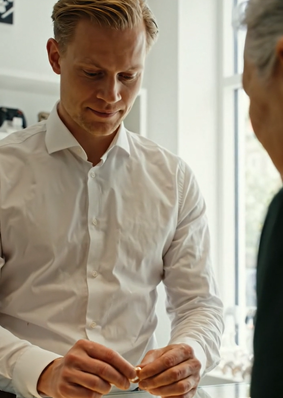 En ældre kvinde gik ind i en pantelånerbutik og satte sin forlovelsesring på disken for at betale for sin alvorligt syge søns behandling, men det, sælgeren gjorde, chokerede alle.