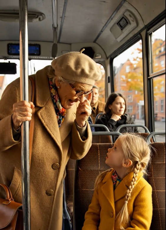 I en overfyldt bus bad en bedstemor en lille pige om at give sit sæde fra sig, selvom der var mange unge mennesker omkring: men den lille pigens reaktion fik hele bussen til at stivne af chok.