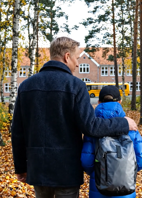 Skolebuschaufføren bemærkede, at en af ​​eleverne ikke var på vej ind i skolen, men mod skoven; han besluttede at følge efter ham og blev chokeret over, hvad han så.