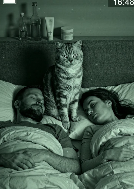 Hver nat vågnede jeg med følelsen af, at katten holdt nøje øje med mig og min mand, og det virkede skræmmende.