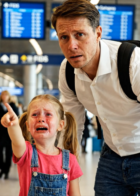Manden var lige ved at gå ombord på flyet, da en lille pige løb hen imod ham og råbte: “Undskyld, hjælp mig, tak … min mor sover og vil ikke vågne.”