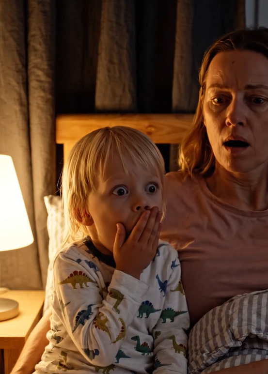 Om aftenen krammede min 5-årige søn mig og hviskede i mit øre: “Når du er på arbejde, kommer tante ud, og hun og far leger hospital,” — og pegede nedad.