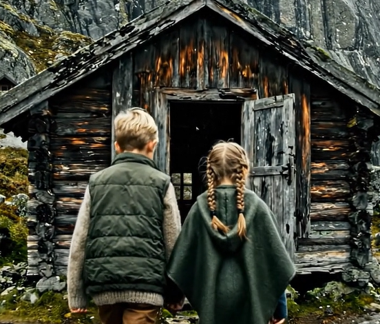 To hjemløse børn arvede deres fattige bedstemors gamle bjerghus, men da de trådte indenfor, ventede der dem noget uventet.