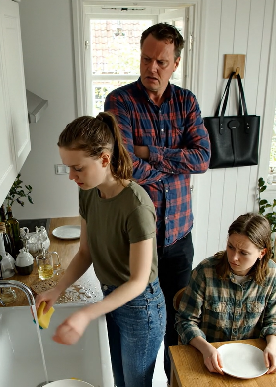 Jeg tog uanmeldt hen til min datters hus og så hendes mand og svigermor drille hende, mens hun stod der og rystede af frygt: Jeg foretog bare ét opkald – og inden for få minutter kom den person, de frygtede mest, ind i huset.