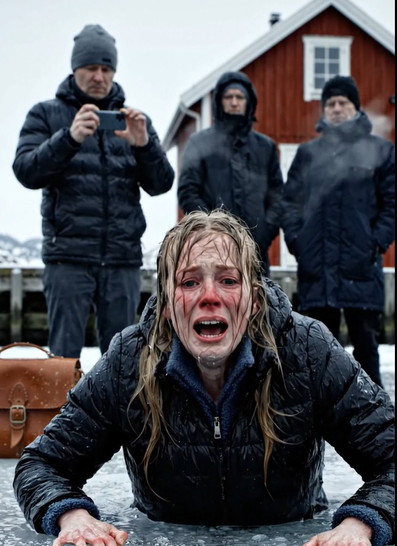 Min mand og hans slægtninge skubbede mig med vilje ned i en frossen sø, fordi de troede, det ville være en “sjov joke”, selvom jeg flere gange bad dem om ikke at gøre det.
