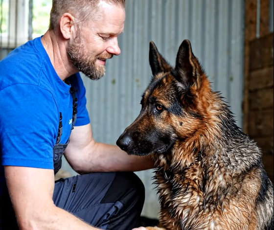 En mand tog den mest håbløse hund, som alle frygtede, fra internatet, og denne gestus rystede snart hele området.