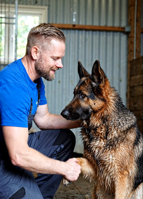 En mand tog den mest håbløse hund, som alle frygtede, fra internatet, og denne gestus rystede snart hele området.