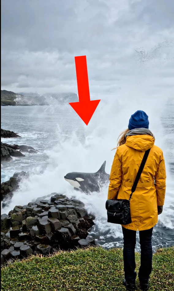 En spækhuggerunge sad strandet på klipperne og skreg af smerte i timevis, mens hun tiggede om hjælp: da redningsmandskabet ankom, skete der noget uventet …