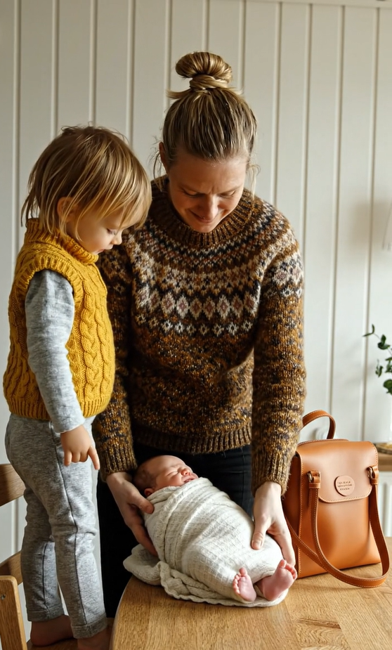 Min seksårige datter og jeg var ved at skifte ble på min søsters nyfødte baby, da min datter pegede på sin niece og sagde: “Mor, hvad er det her?”