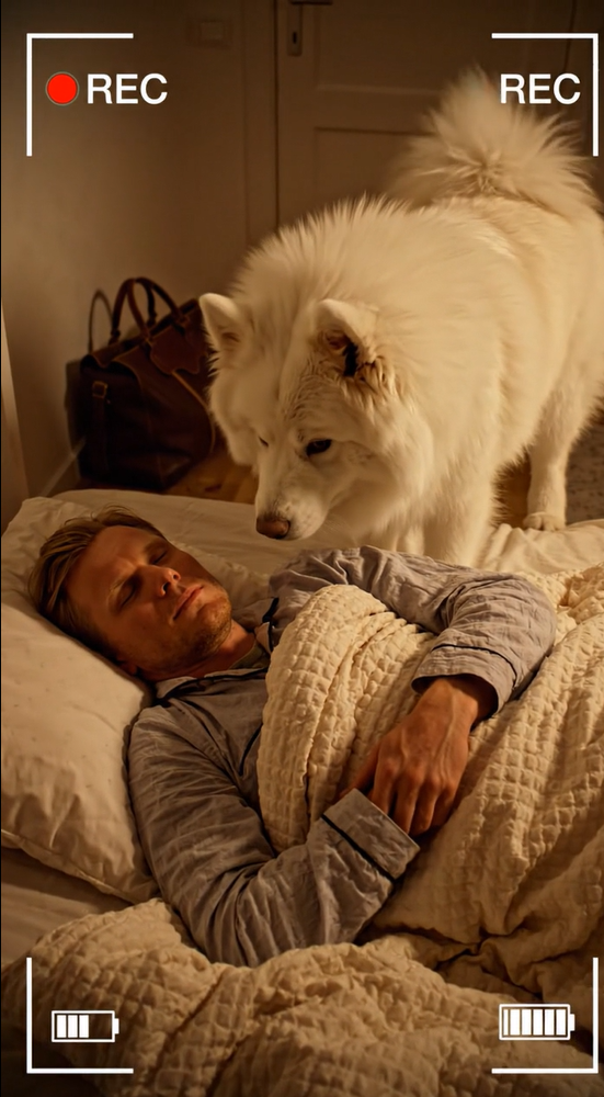 Hunden fra internatet sov ikke om natten og holdt nøje øje med sine ejere: Parret var chokerede, da de fandt ud af årsagen til den firbenede vens mærkelige opførsel.