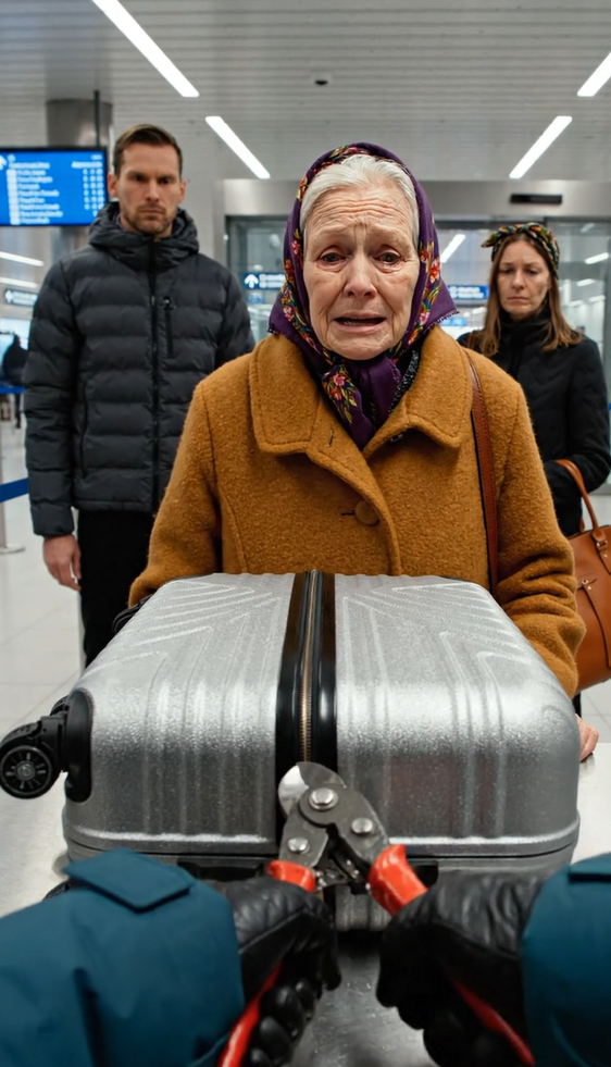 Mens betjenten tjekkede en ældre kvindes bagage, bemærkede han noget mærkeligt på scanneren og beordrede, at tasken skulle åbnes: Det, de fandt indeni, chokerede alle.