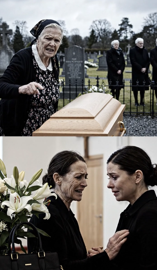 Under begravelsen af ​​min to måneder gamle søn sagde min svigermor, at alting skete på grund af mig. Som svar hviskede min ældste datter pludselig: “Mor, må jeg fortælle dig, hvad bedstemor gjorde ved min lillebror?”