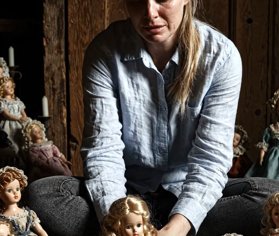 Min svigermor gav mig hvert år, i hemmelighed fra min mand, en porcelænsdukke: først troede jeg, det var uskyldige gaver, men en dag fandt min mand dem ved et tilfælde og beordrede mig til at brænde dem.