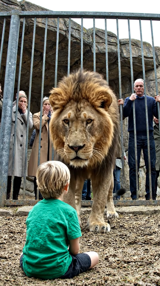 I zoologisk have endte et barn direkte i løvens bur…
