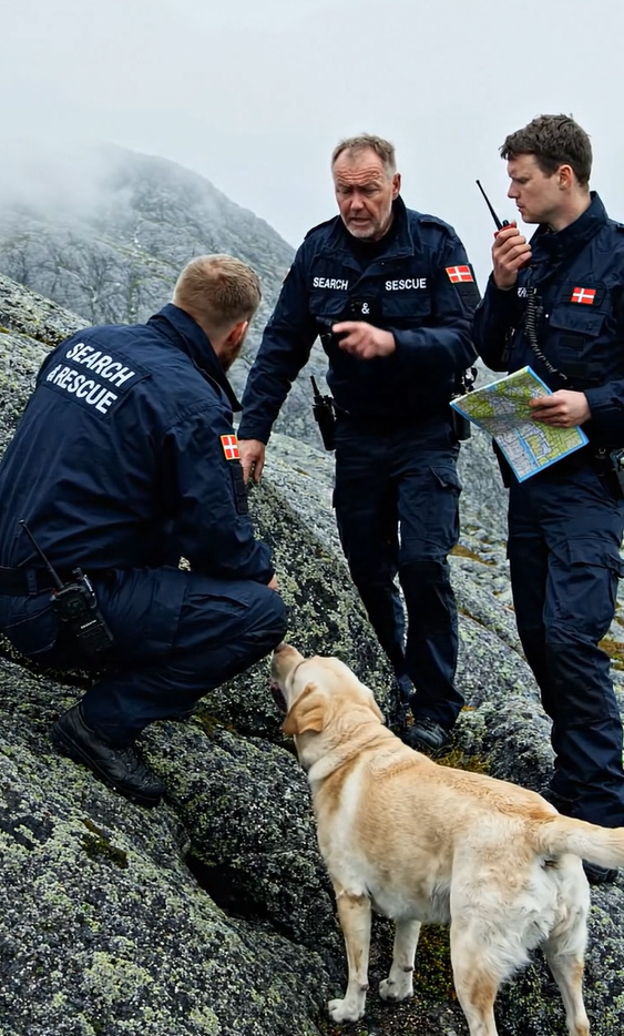 Redningshunden gøede vredt nær den sammenstyrtede klippe… Men det, der blev trukket ud derfra, var chokeret og overrasket.