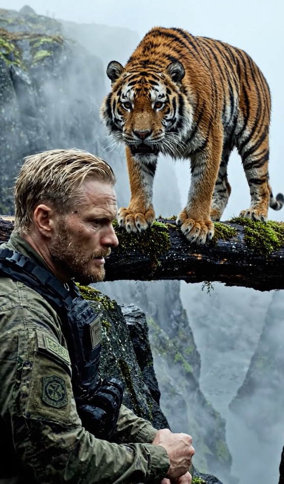 Jeg reddede en tigerinde, der hang fra en klippe og kun lige akkurat holdt fast, men det, der skete derefter, ændrede mit liv for altid.
