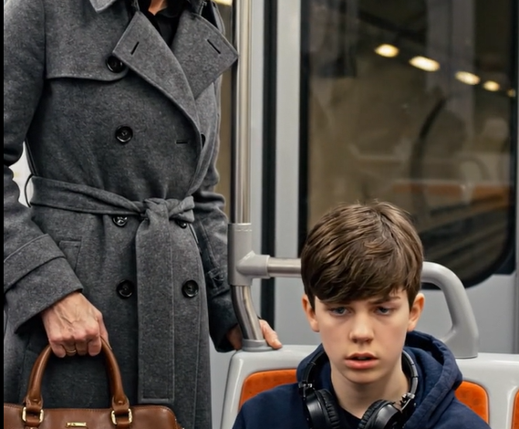 “Lærte de dig ikke at respektere de ældre?!” råbte en kvinde i metrovognen, men teenagerens svar chokerede alle.